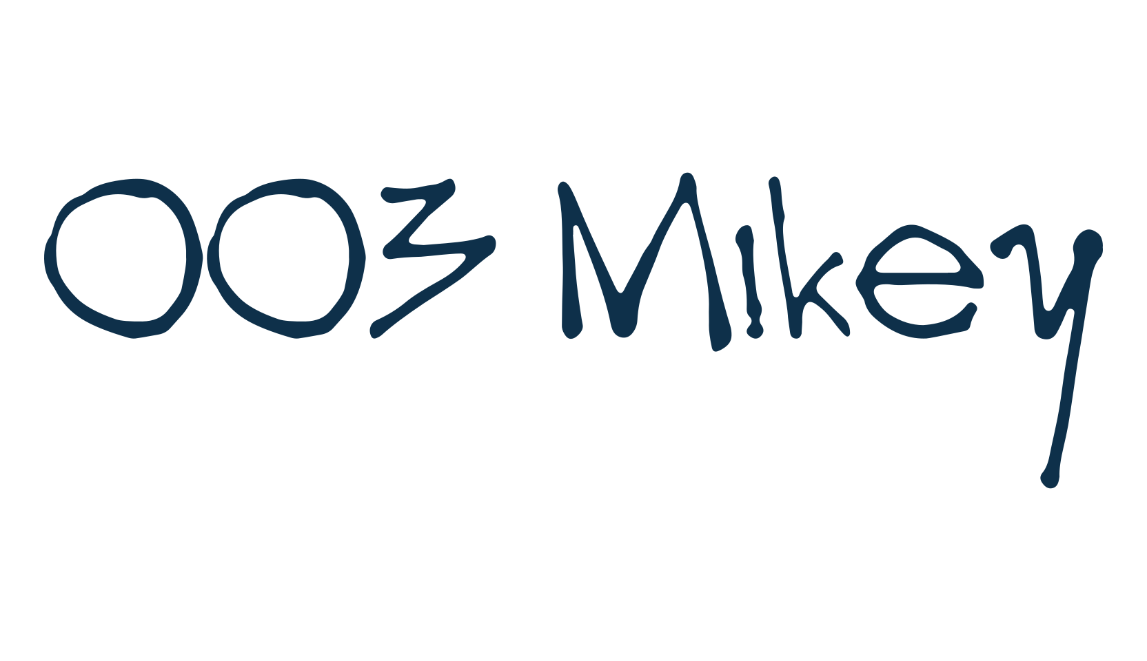 003 Mikey, script handwritten fancy decorative calligraphy font preview