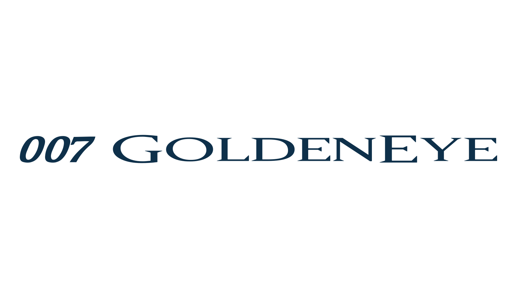 007 GoldenEye, fancy various decorative font preview