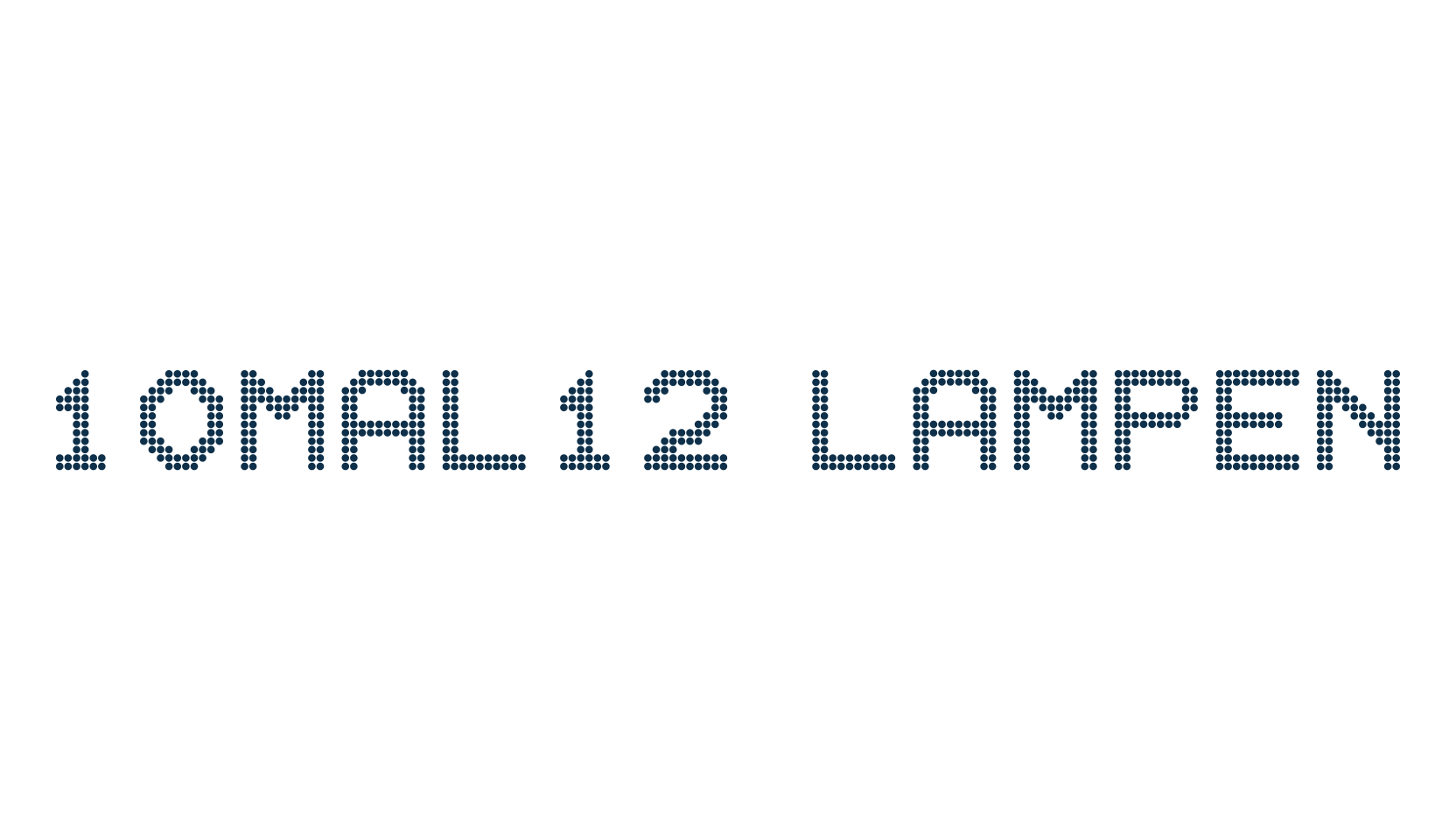 10mal12 Lampen, lcd font preview