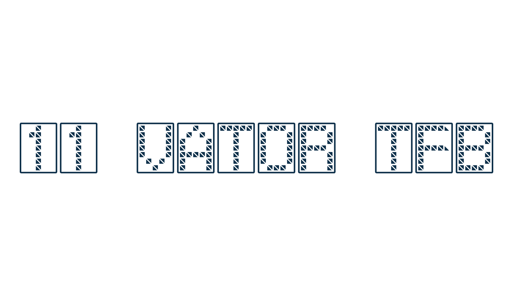 11 Vator TFB, square font preview