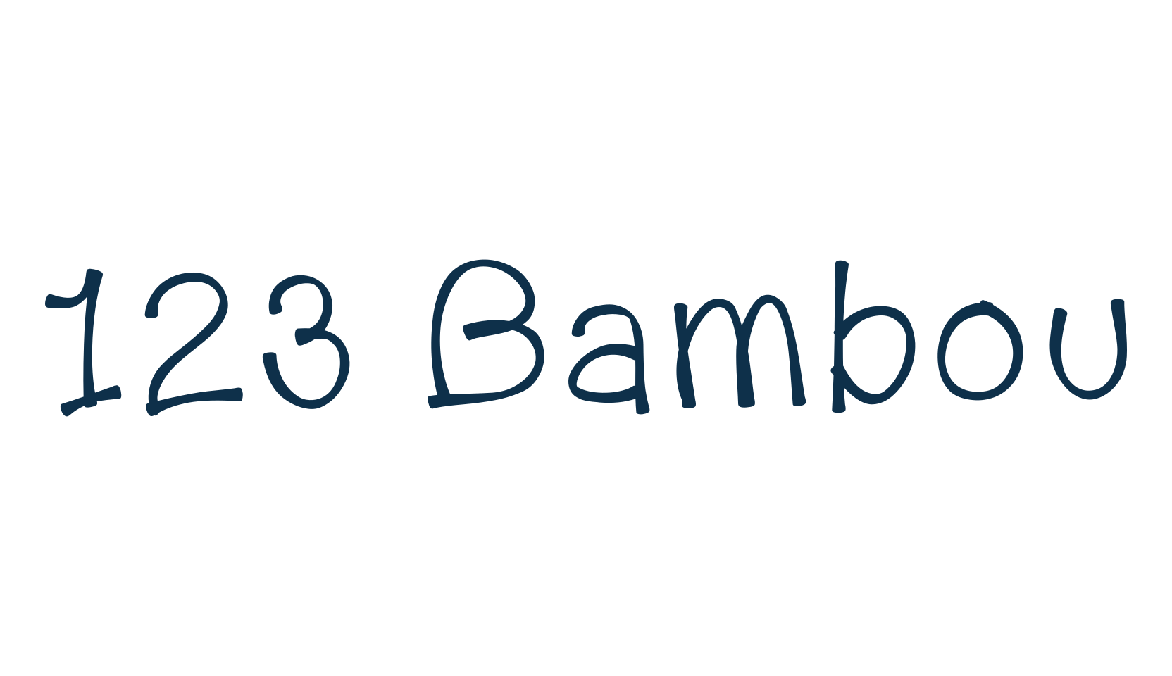 123 Bambou, script handwritten fancy decorative calligraphy font preview