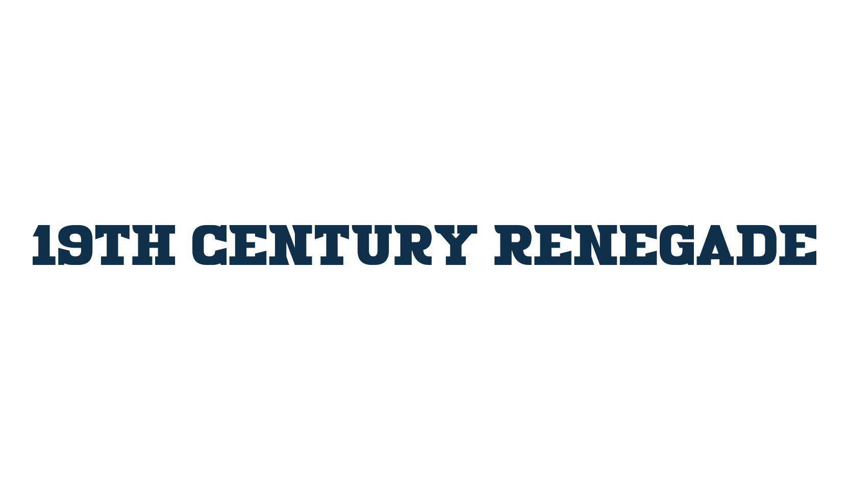 19th Century Renegade, fancy retro decorative font preview