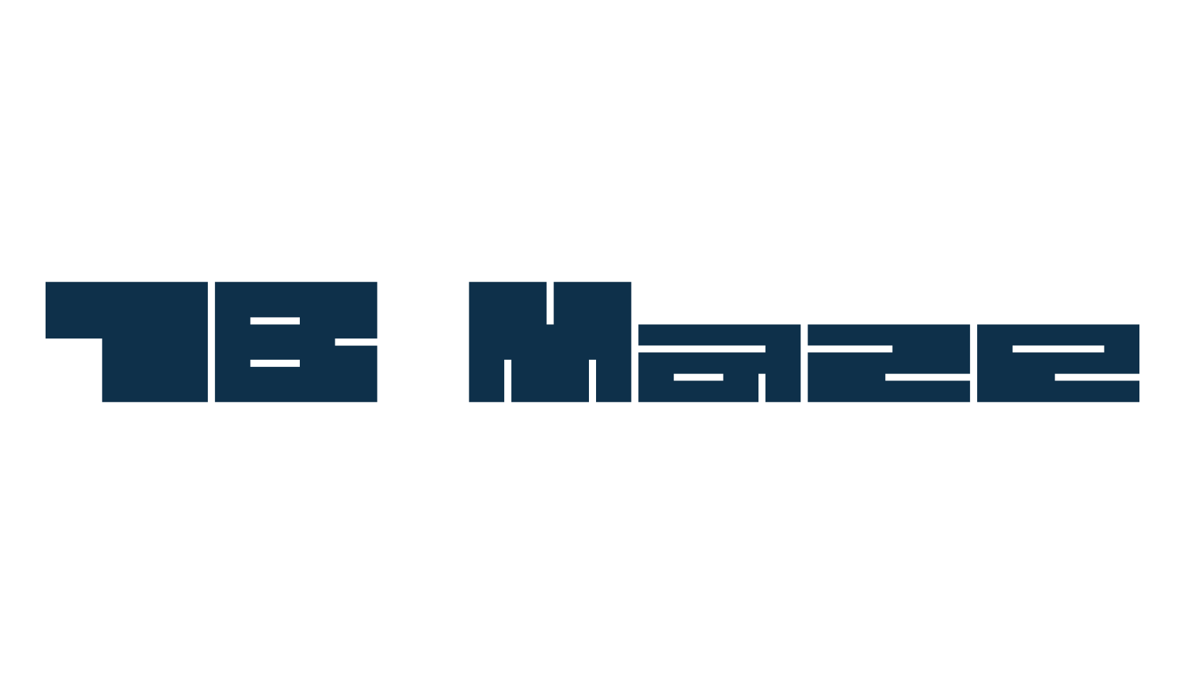 1B Maze, square font preview