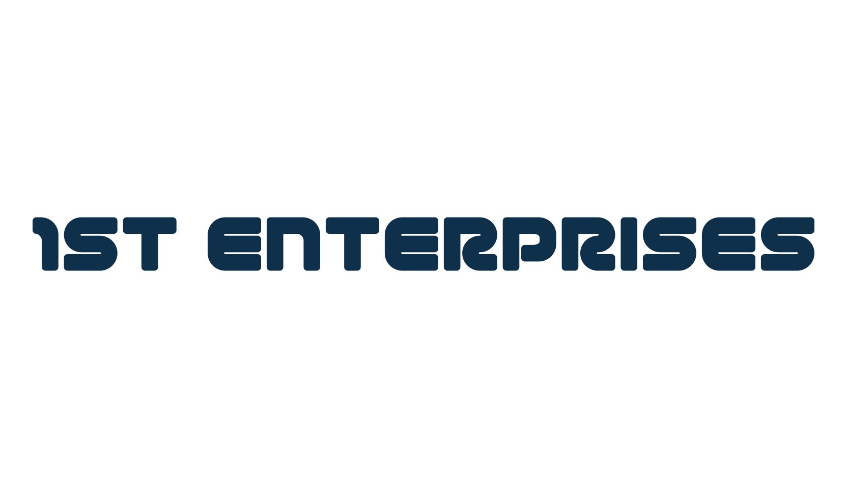 1st Enterprises, techno sci-fi font preview