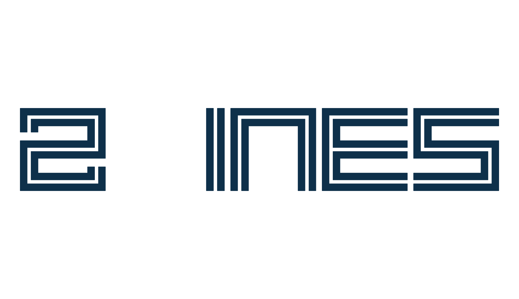 2 Lines, techno square sci-fi font preview