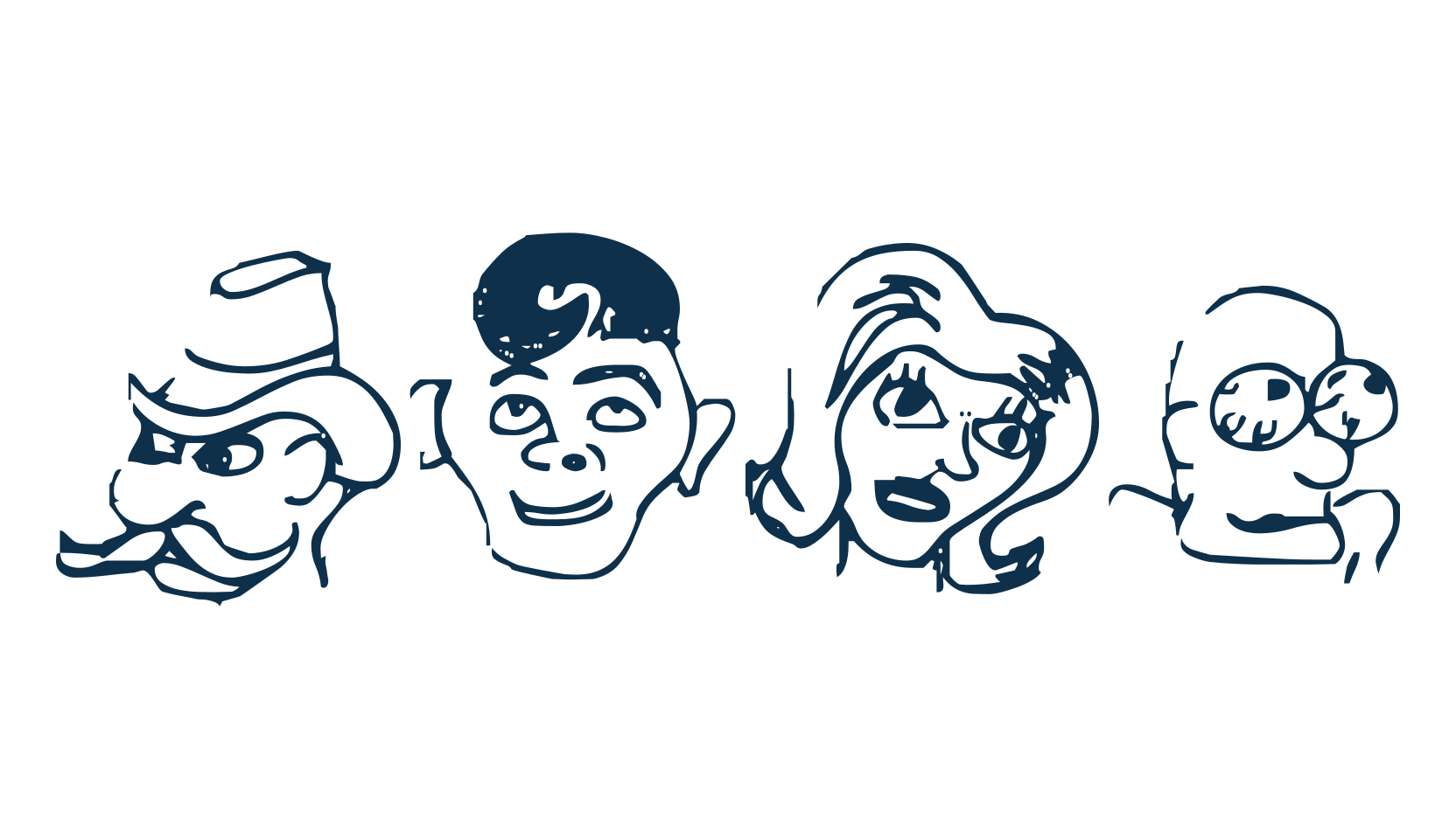 21 Heads, fancy decorative font preview