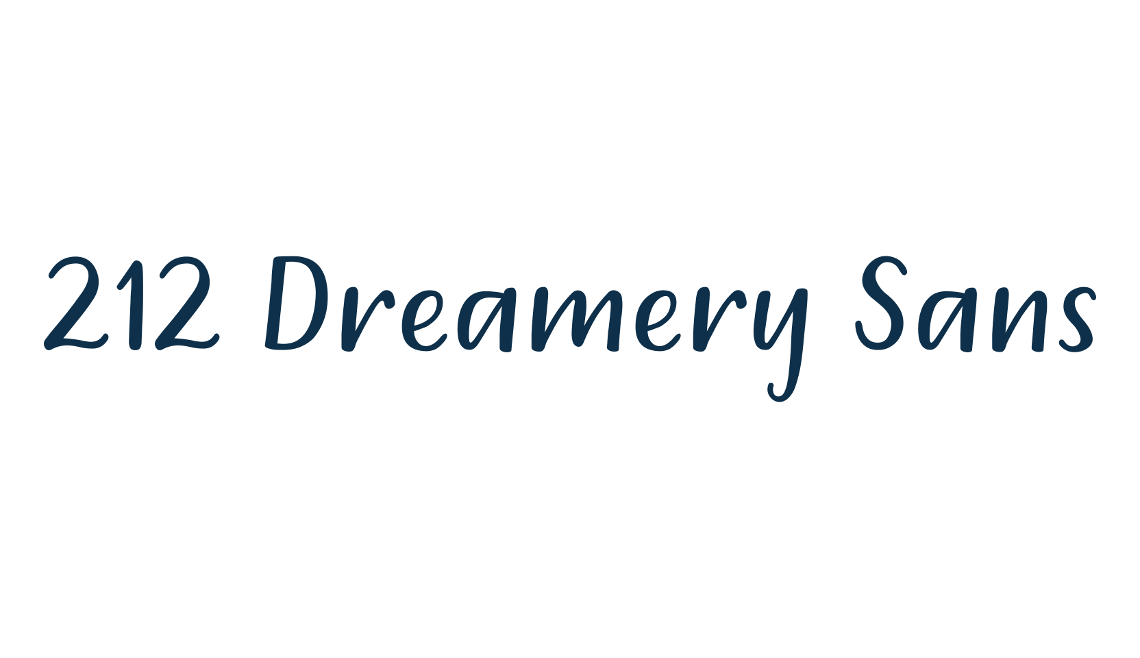 212 Dreamery Sans, various font preview
