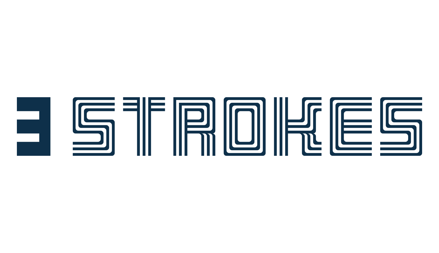 3 Strokes, various font preview