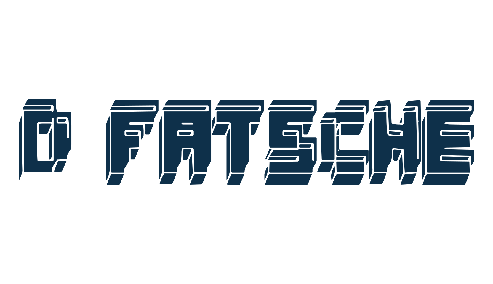 3d Fatsche, fancy various techno sci-fi font preview