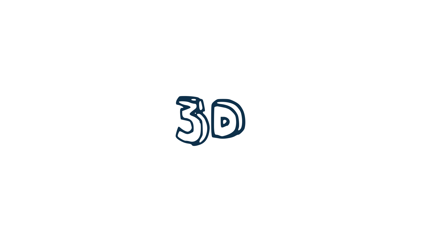 3D, fancy cartoon decorative font preview