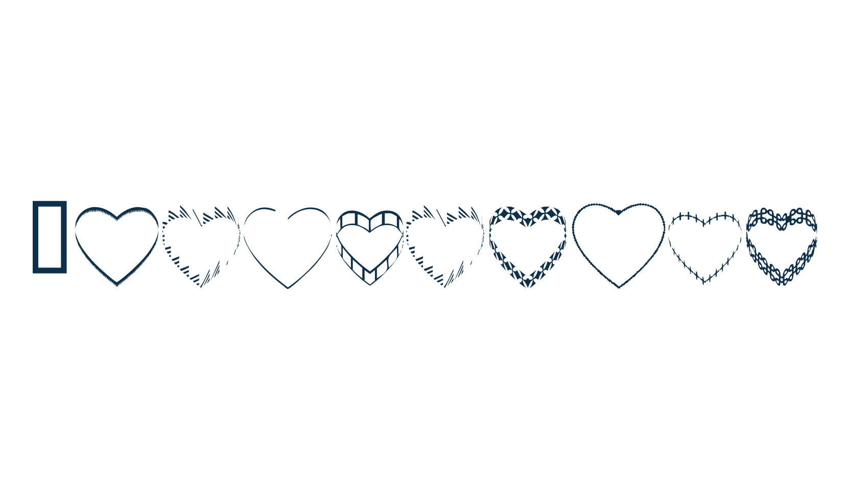 4YEOhearts, display market font preview