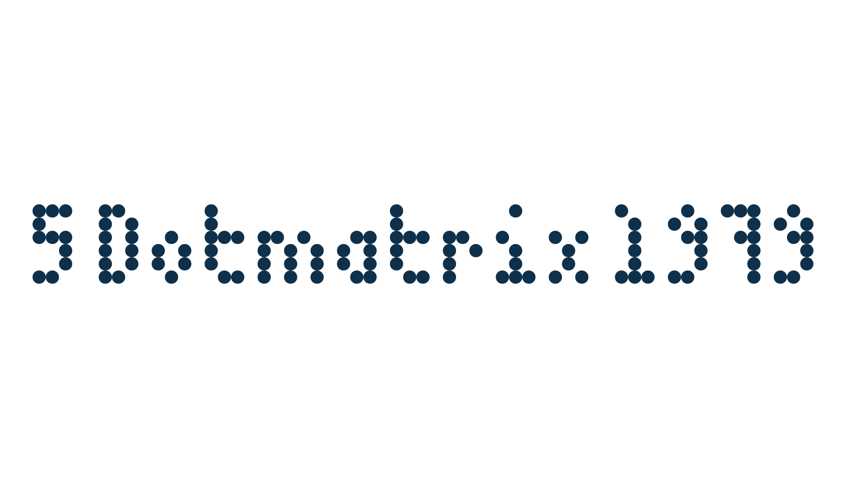 5 Dotmatrix 1979, lcd font preview