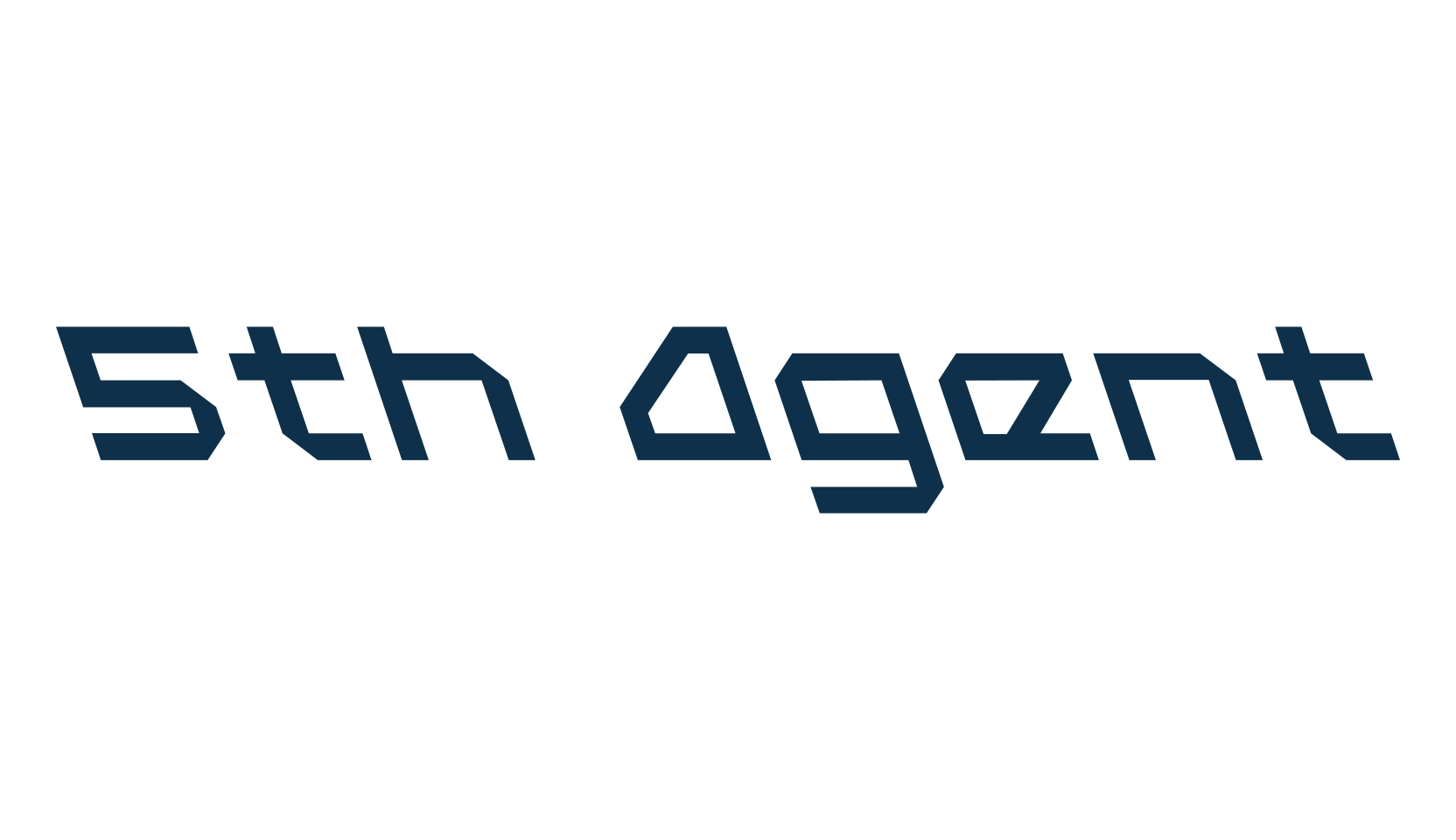 5th Agent, techno square sci-fi font preview