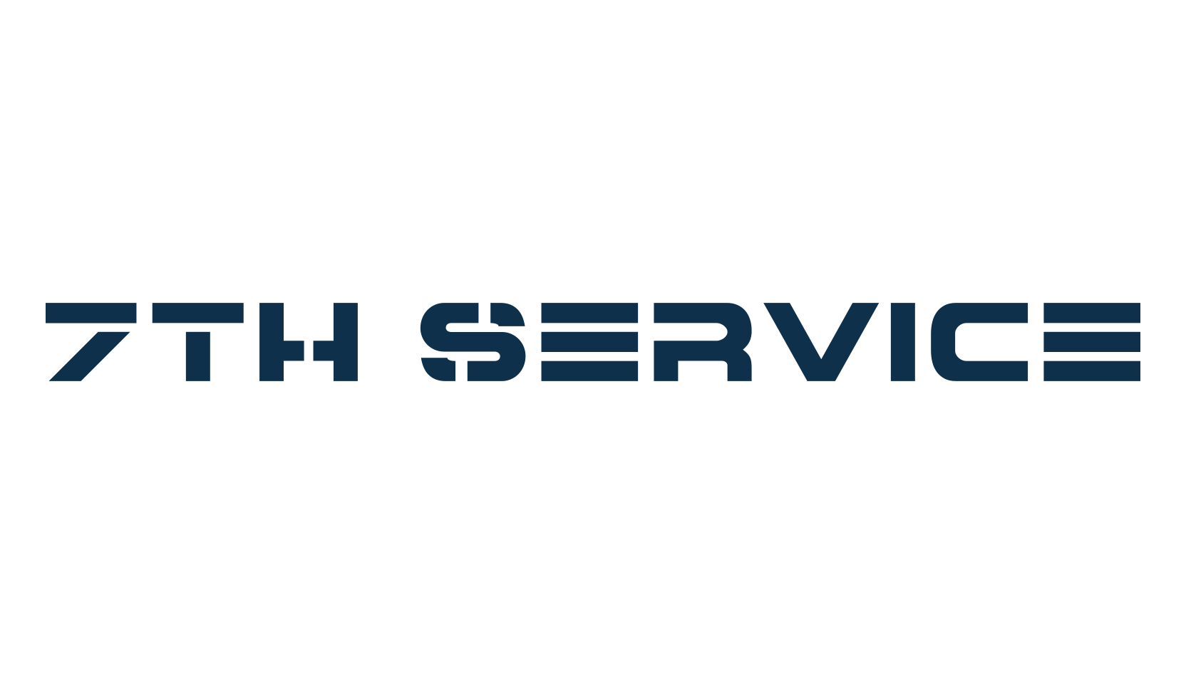7th Service, sci-fi font preview