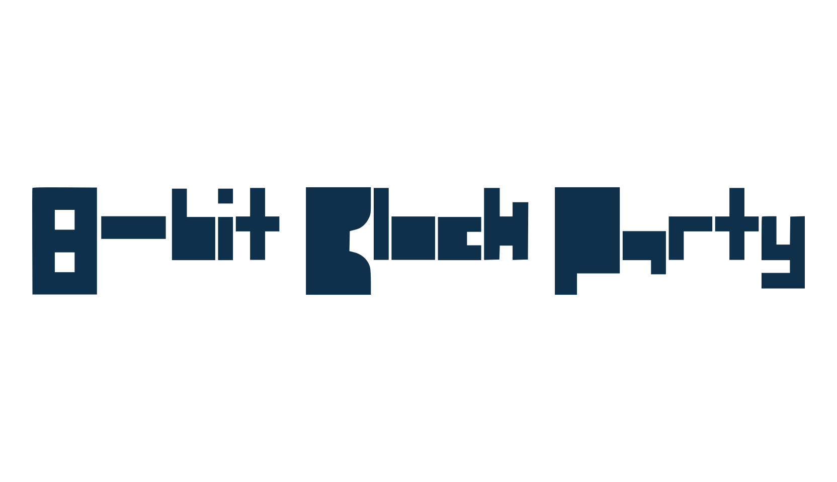 8-bit Block Party, square font preview