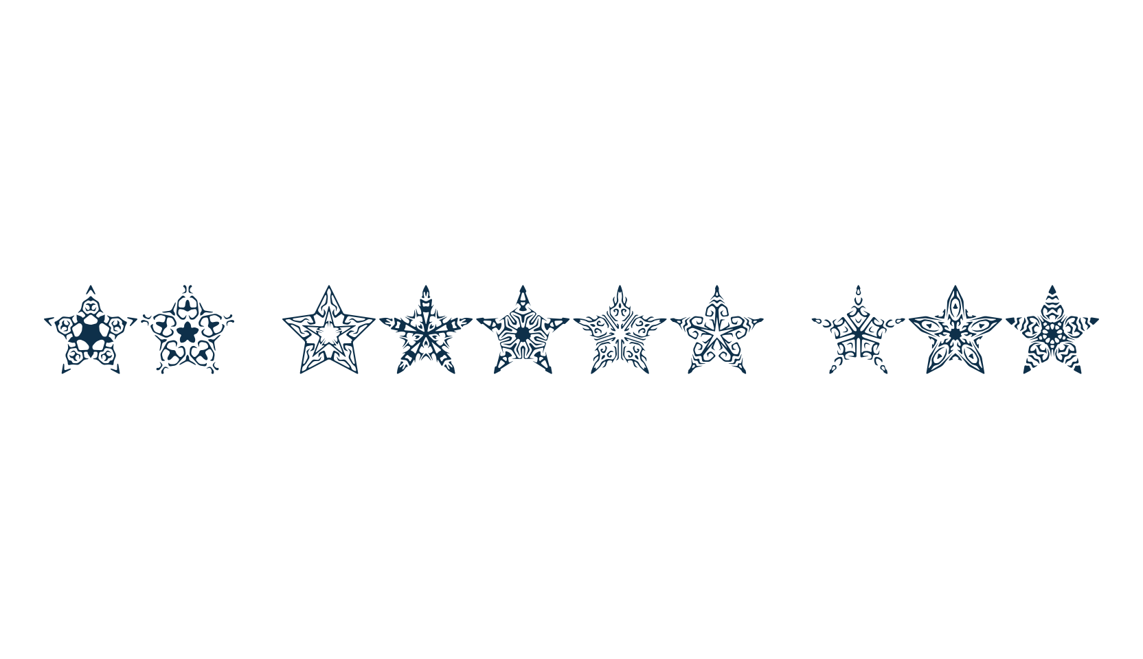 90 Stars BRK, display market font preview