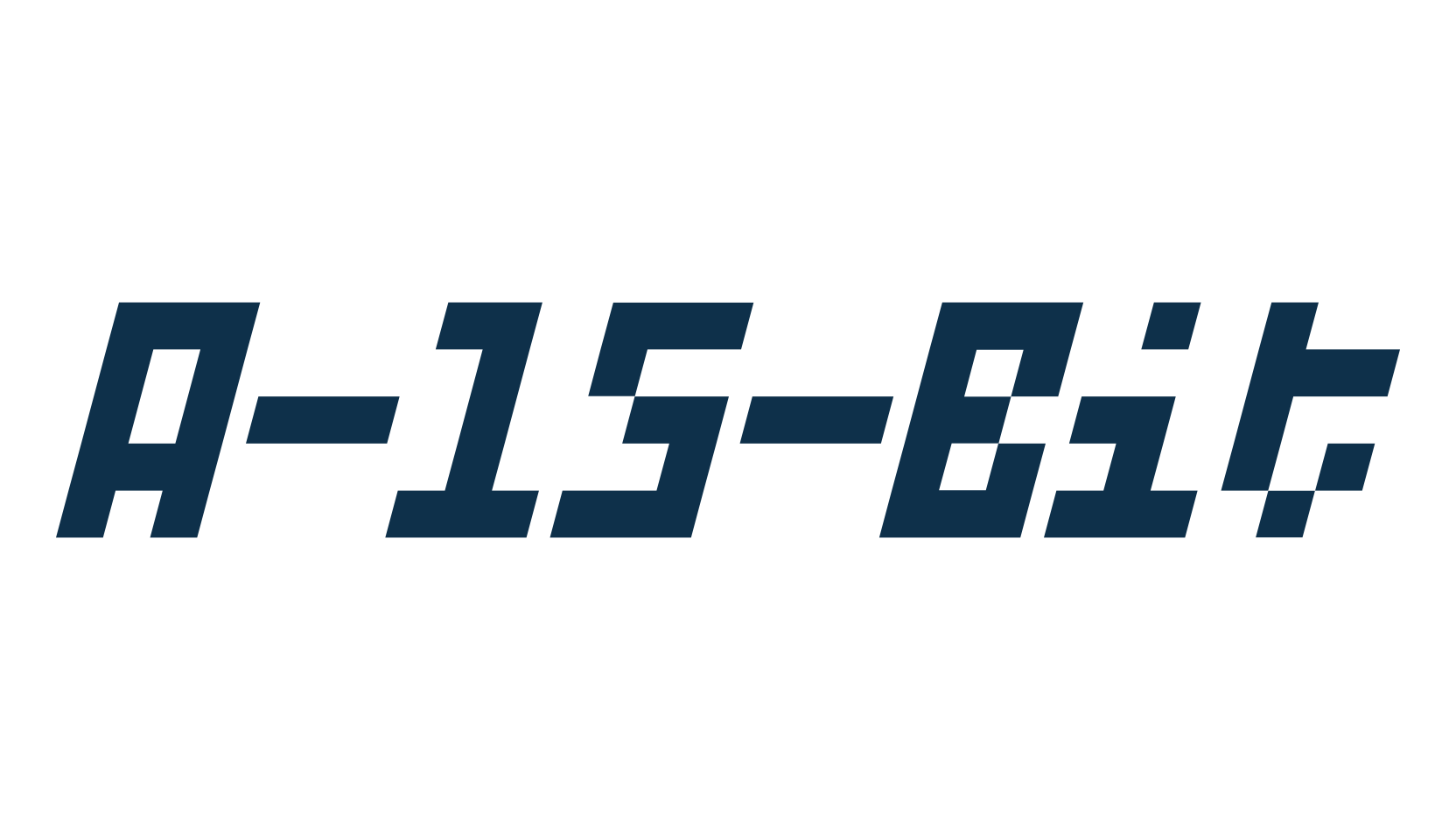 A-15-Bit, square font preview