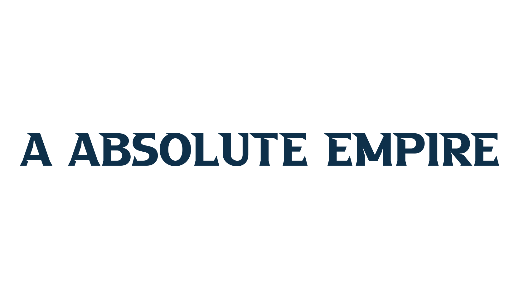 A Absolute Empire, modern font preview