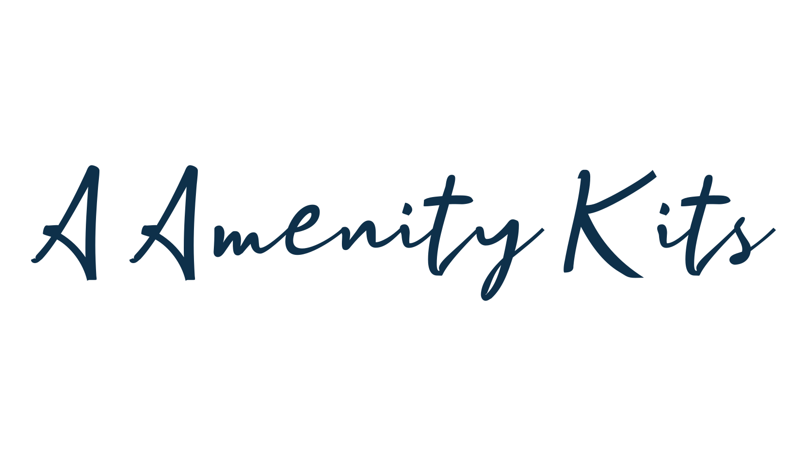 A Amenity Kits, handwriting font preview