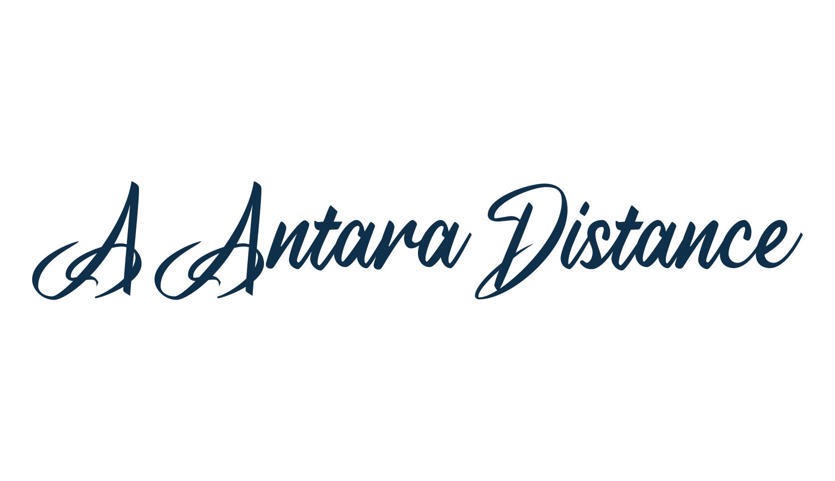 A Antara Distance, calligraphy font preview