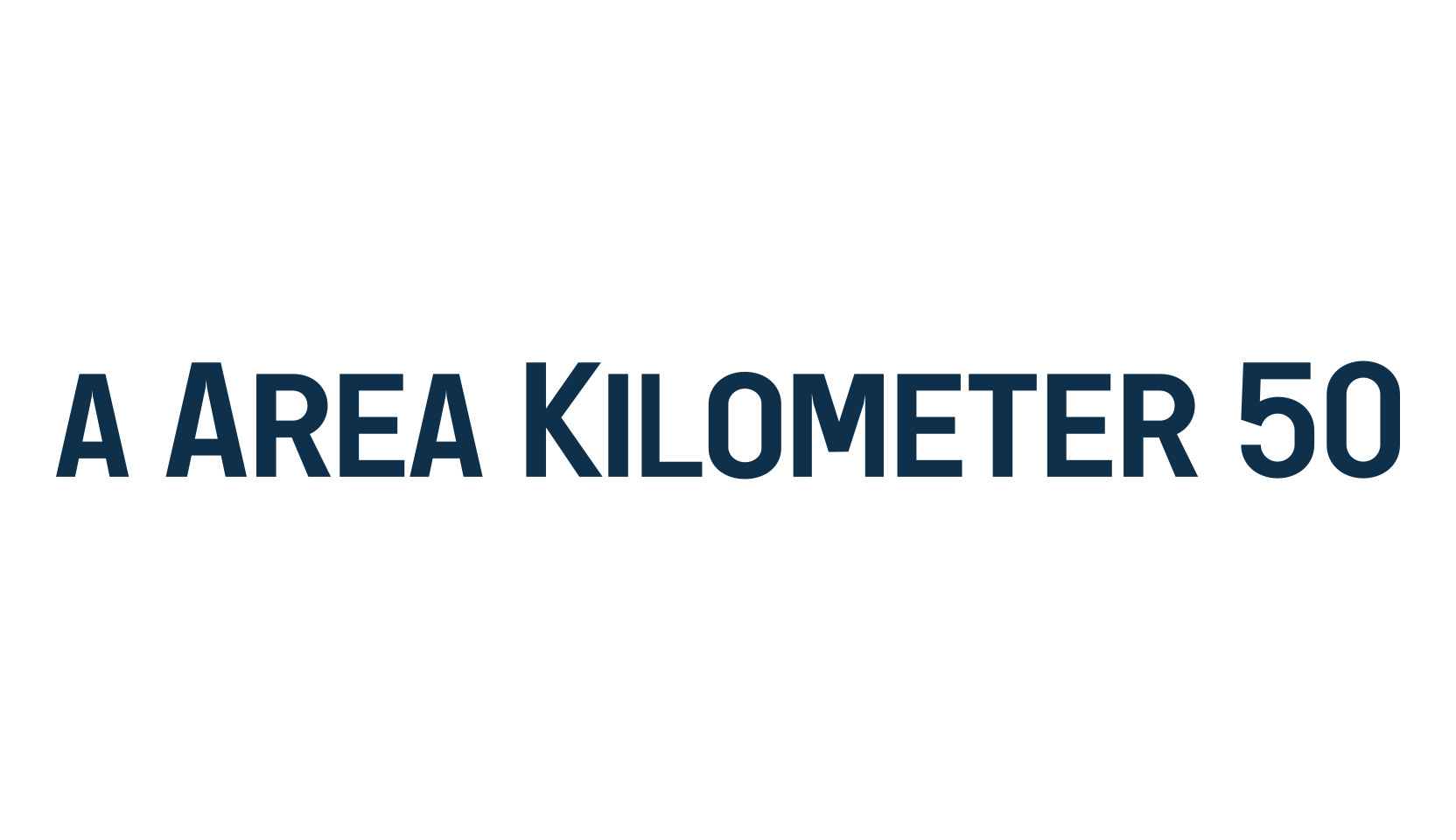 a Area Kilometer 50, sans serif font preview