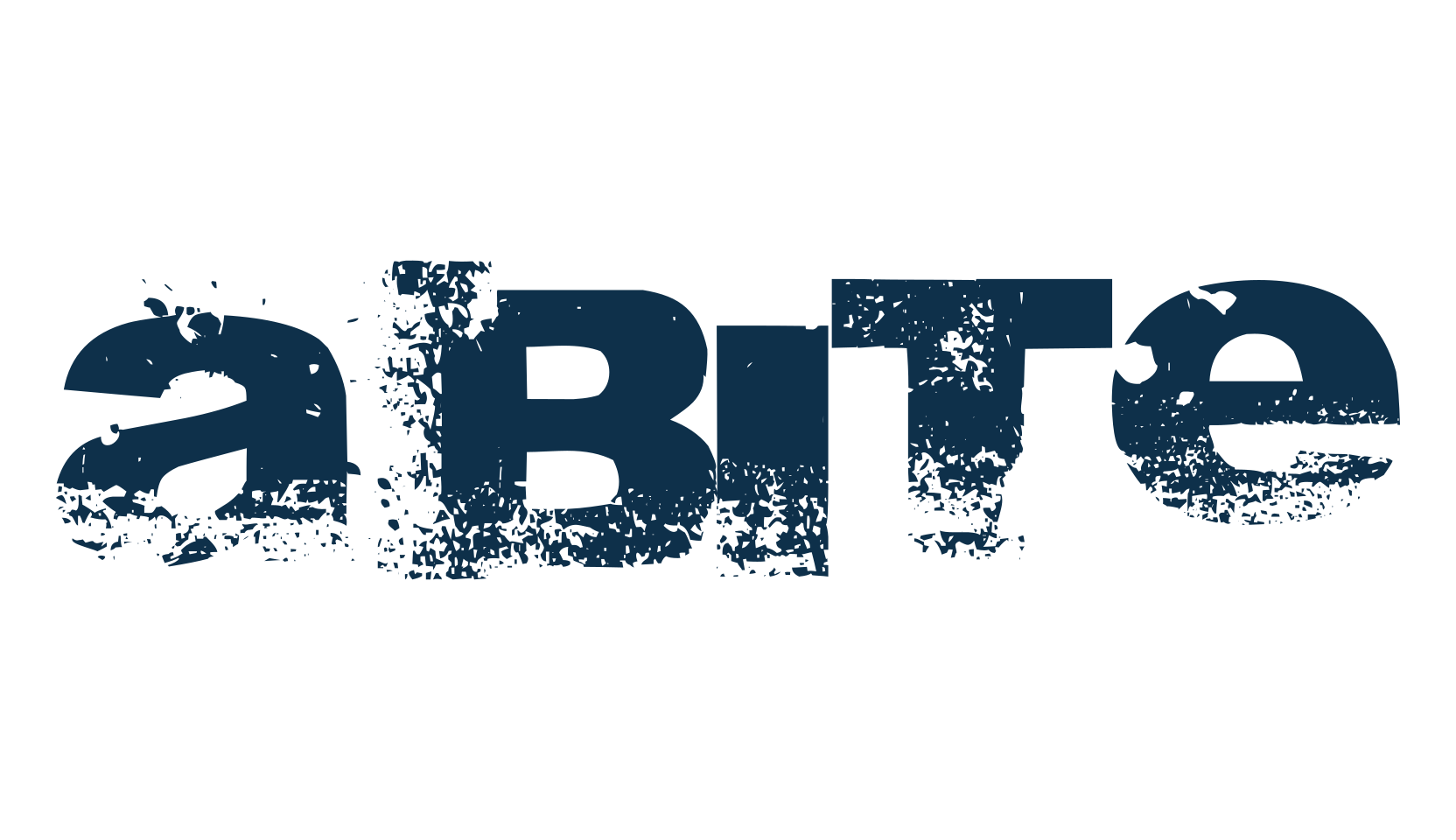 A Bite, destroy font preview