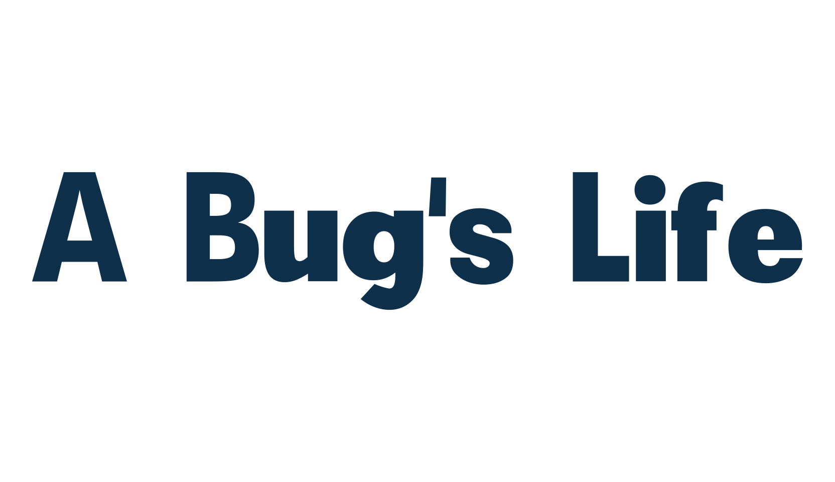 A Bug's Life, fancy various decorative font preview