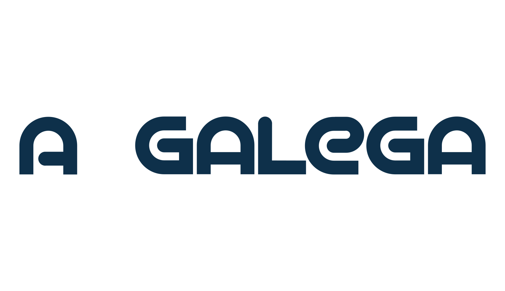 A Galega, fancy various techno sci-fi font preview