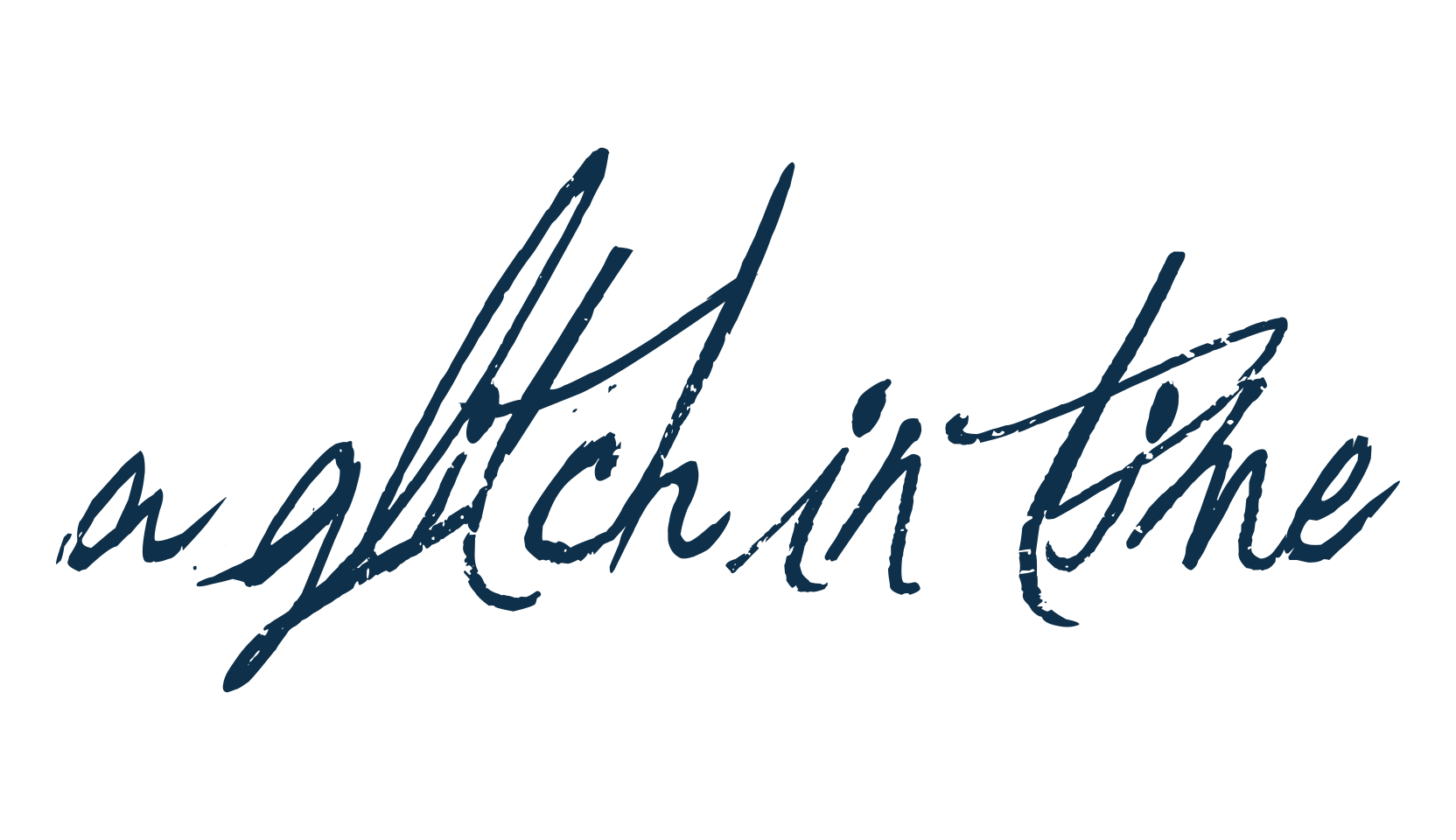 A Glitch In Time, script handwritten fancy decorative calligraphy font preview
