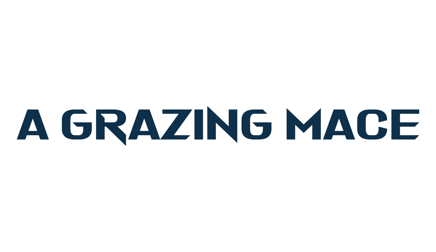 A Grazing Mace, modern font preview