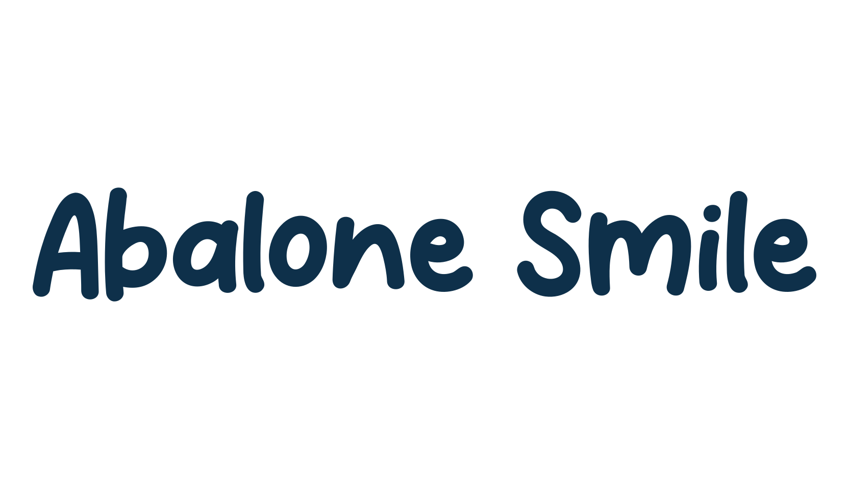 Abalone Smile, fancy cartoon decorative font preview