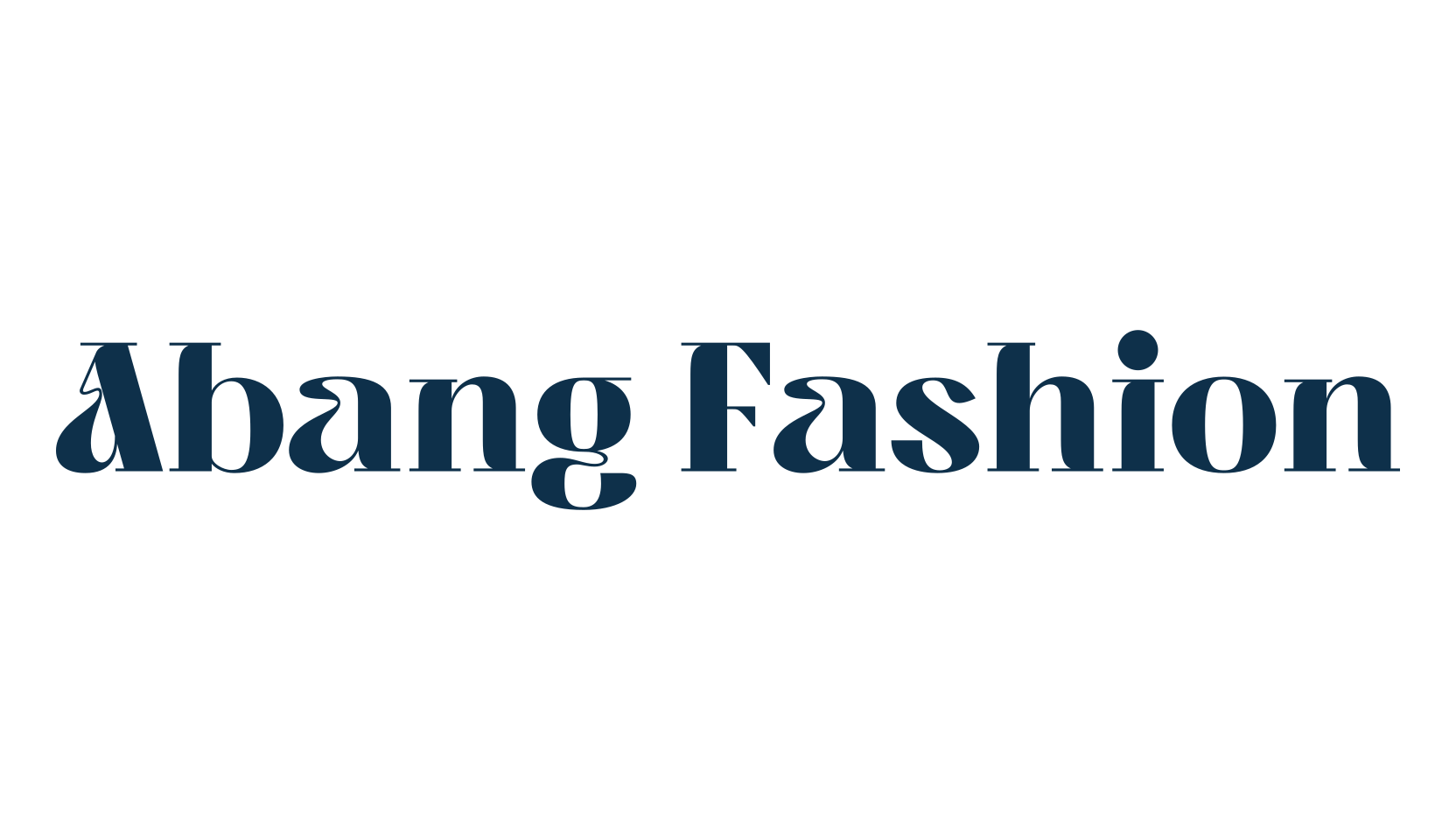 Abang Fashion, fancy retro decorative font preview