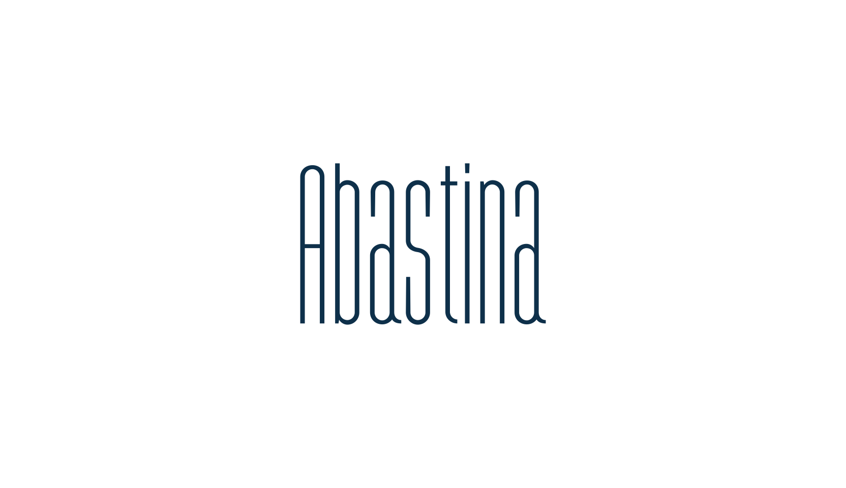 Abastina, sans serif font preview