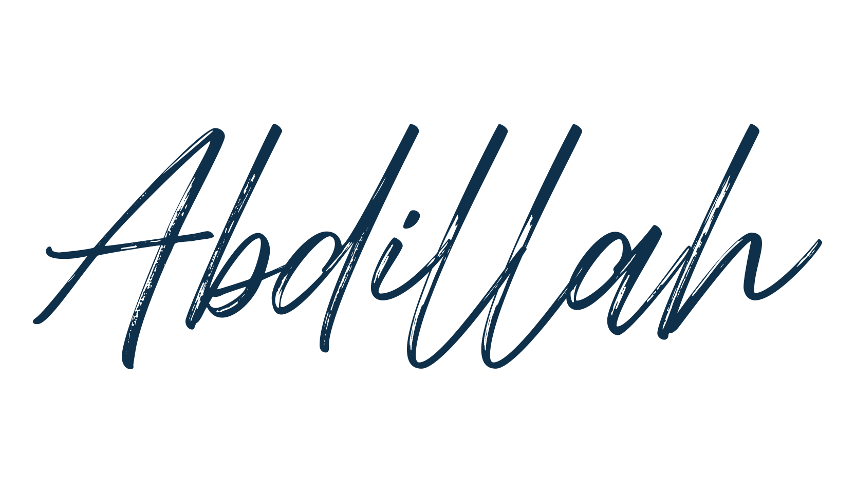 Abdillah, script brush fancy decorative calligraphy font preview