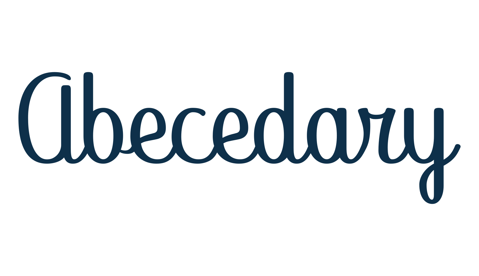 Abecedary, school font preview