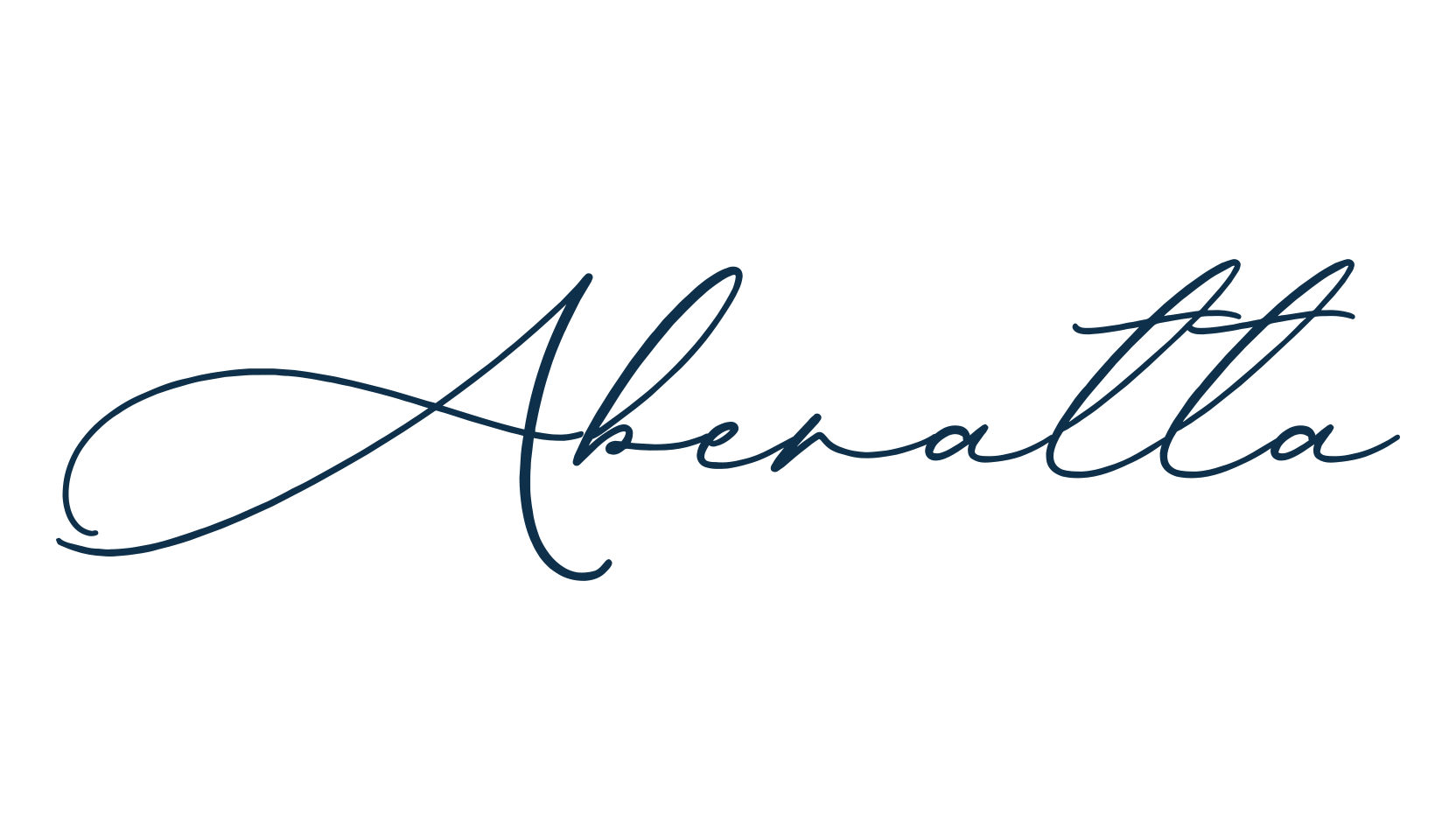 Aberatta, script handwritten fancy decorative calligraphy font preview
