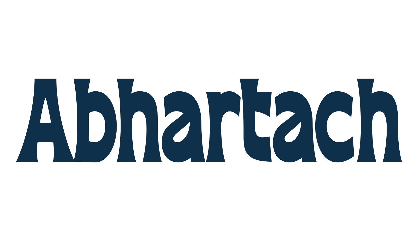 Abhartach, fancy groovy decorative font preview