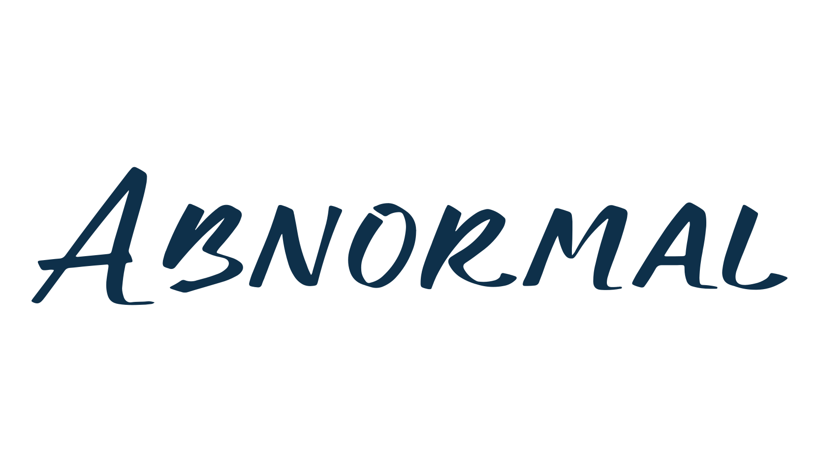 Abnormal (abnormal-2), brush font preview