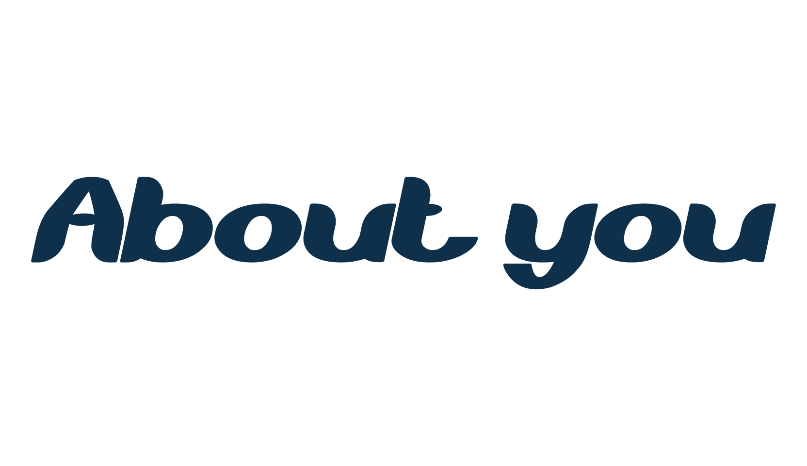 About you, fancy various decorative font preview