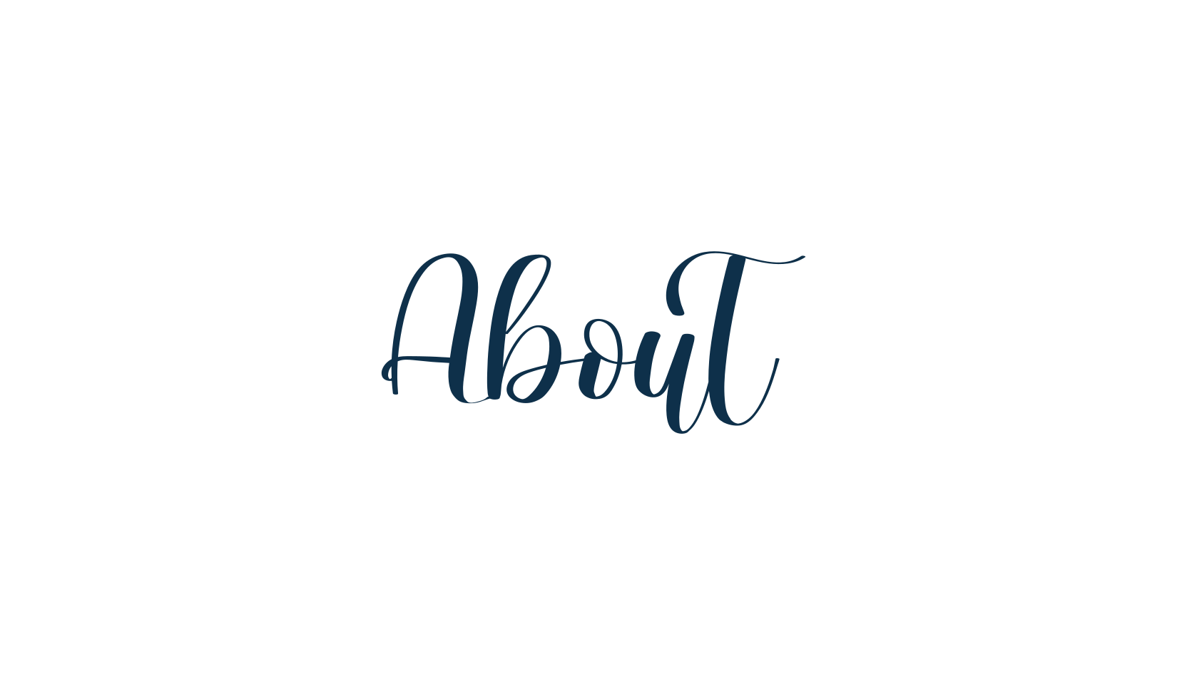 About, script calligraphy fancy decorative font preview