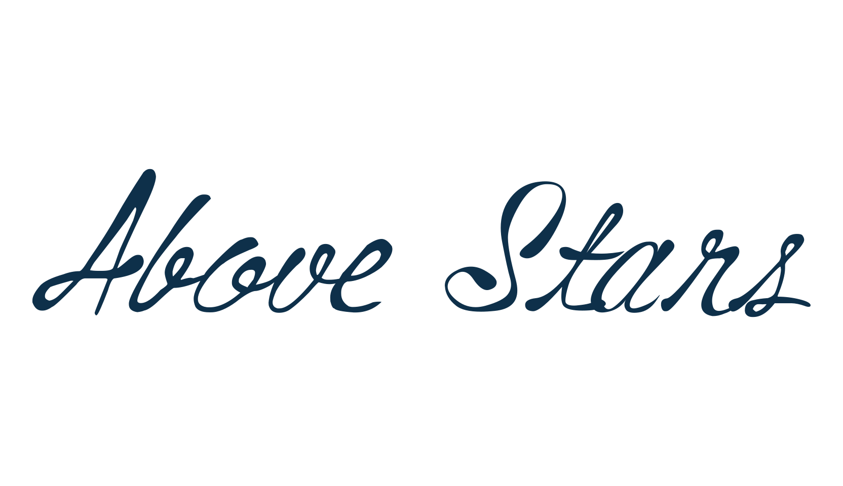 Above Stars, various font preview