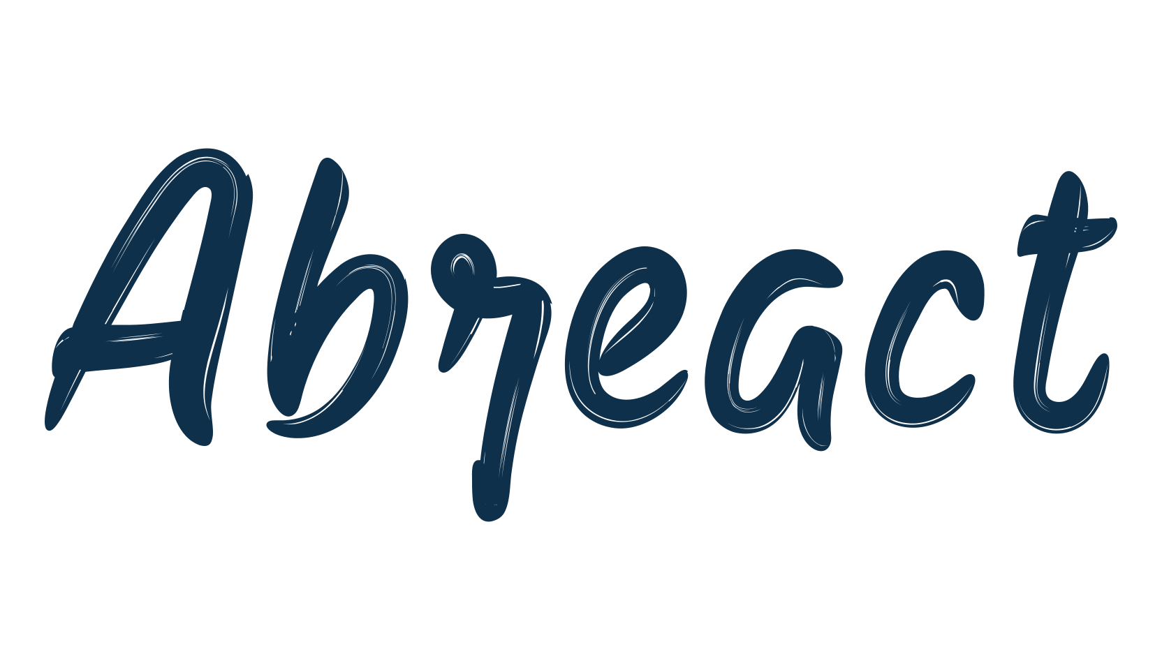 Abreact, brush font preview