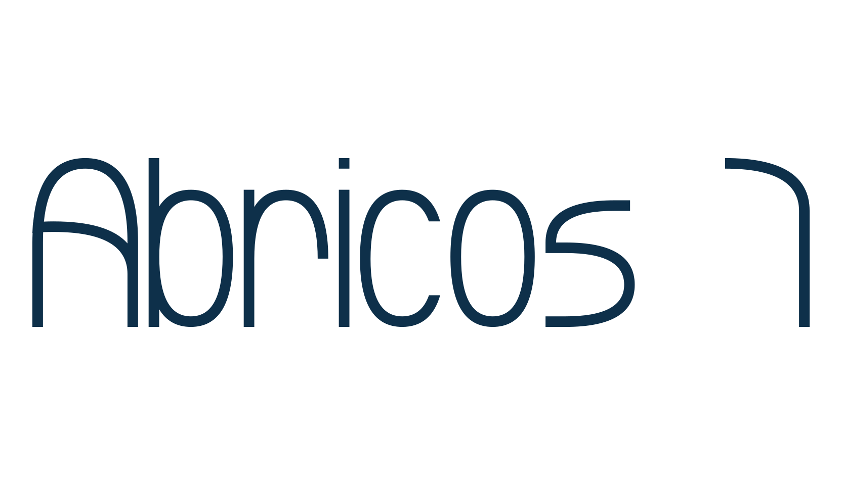 Abricos 7, basic sans serif font preview