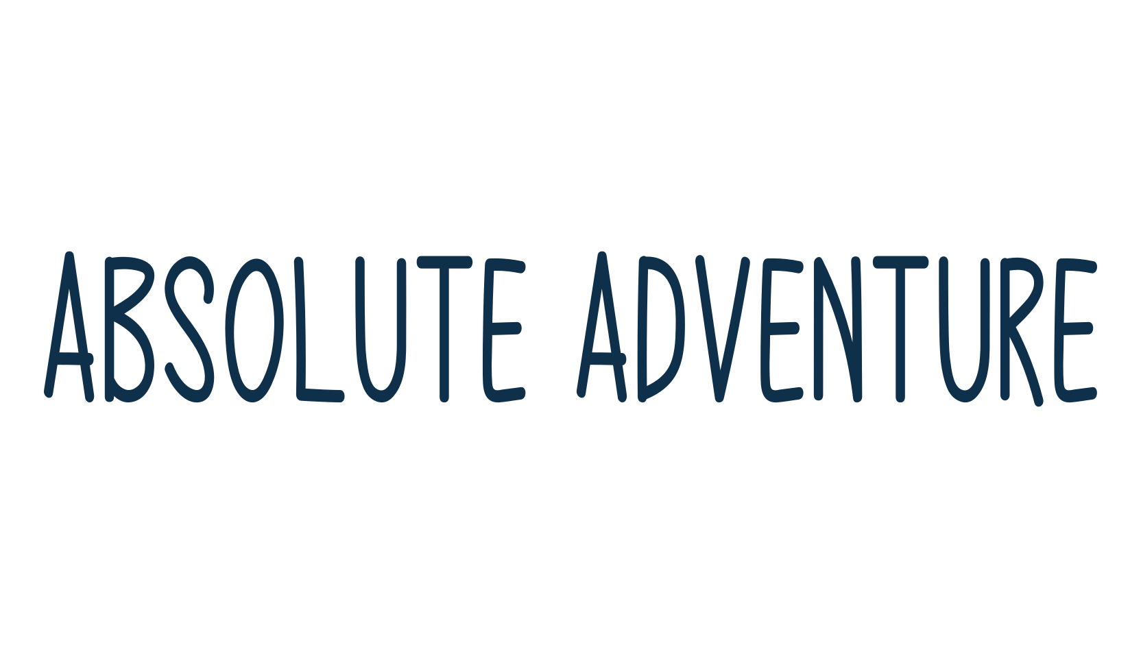 Absolute Adventure, script handwritten fancy decorative calligraphy font preview