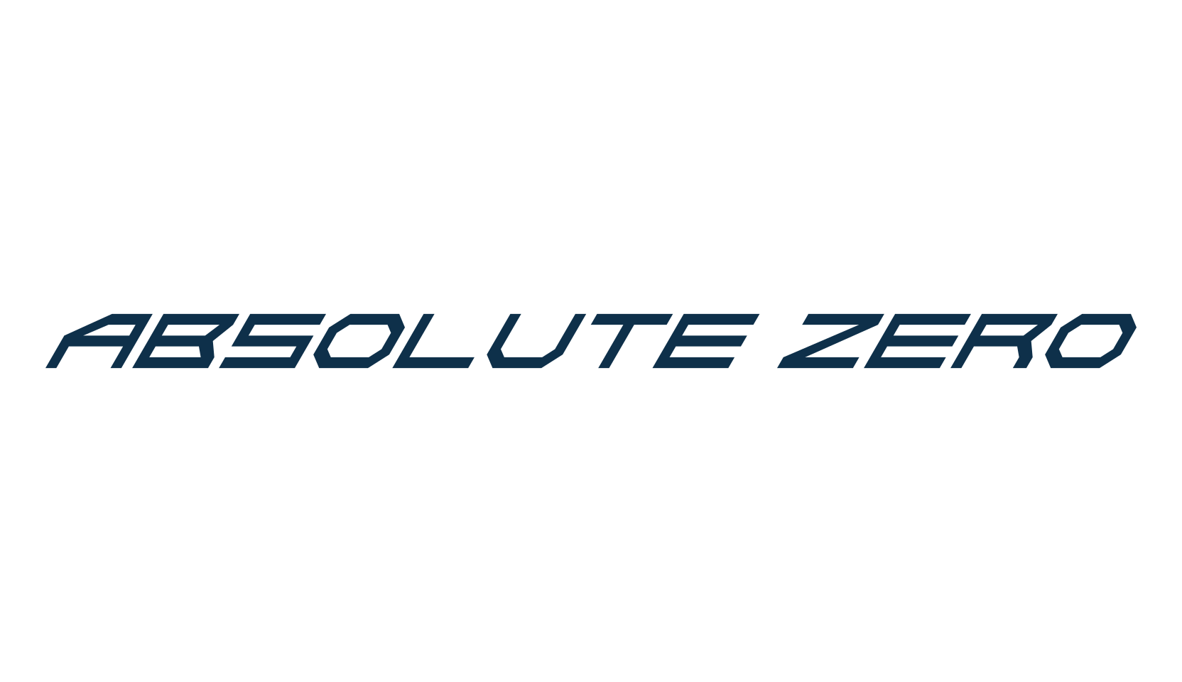 Absolute Zero, techno square sci-fi font preview