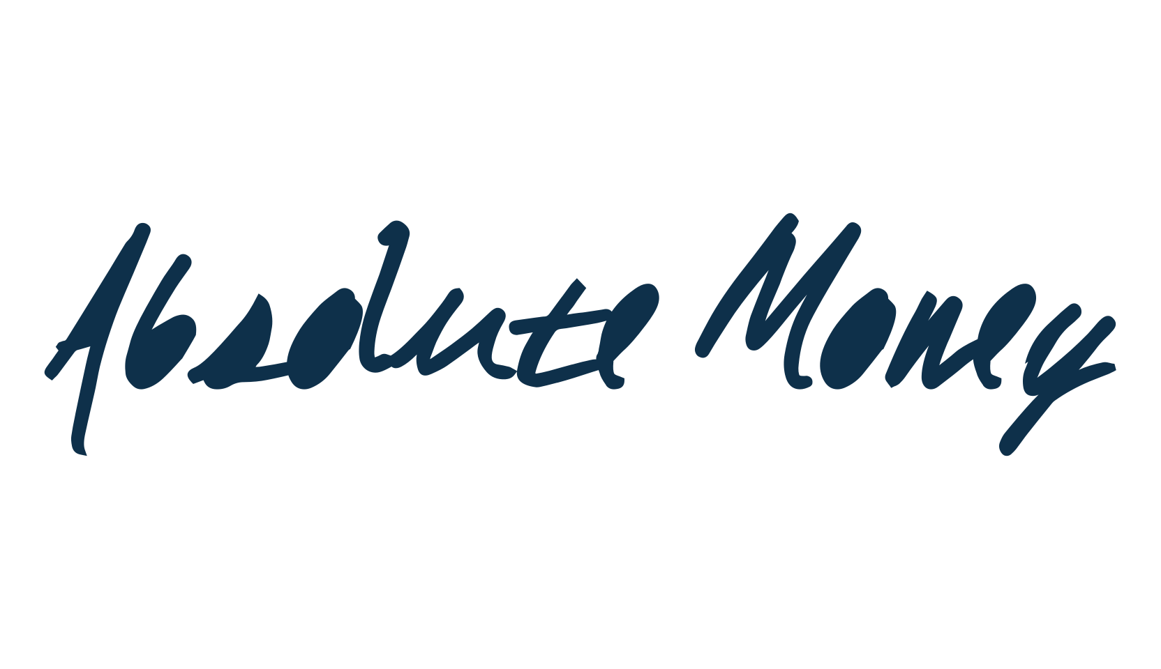 Absolute Money, script handwritten fancy decorative calligraphy font preview