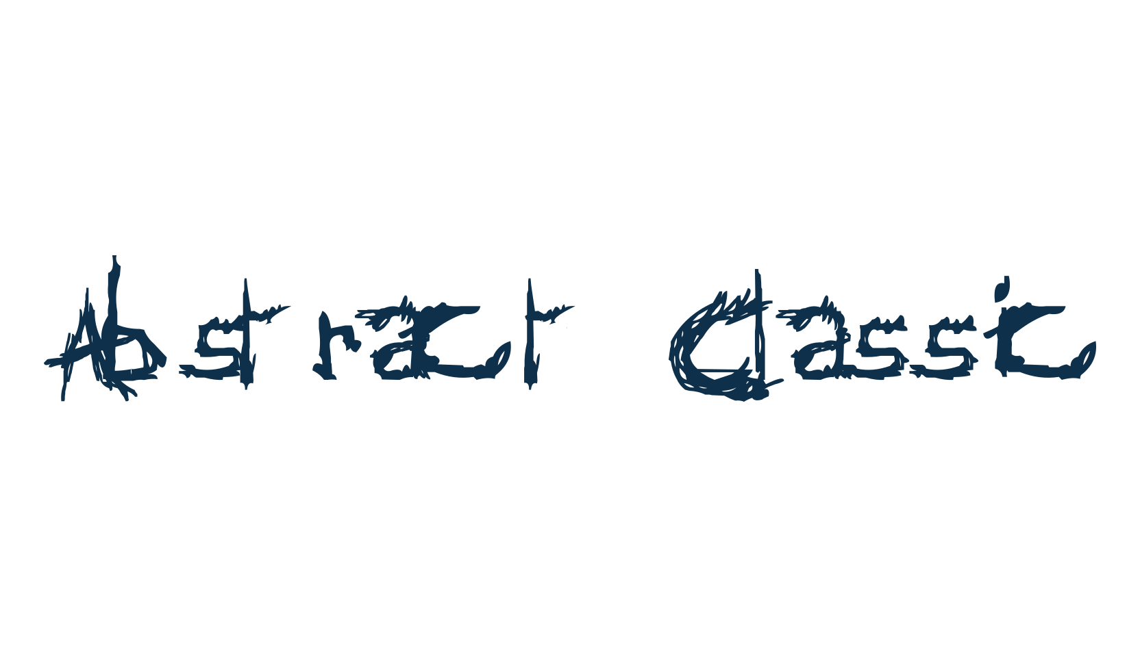 Abstract Classic, script trash fancy decorative calligraphy font preview