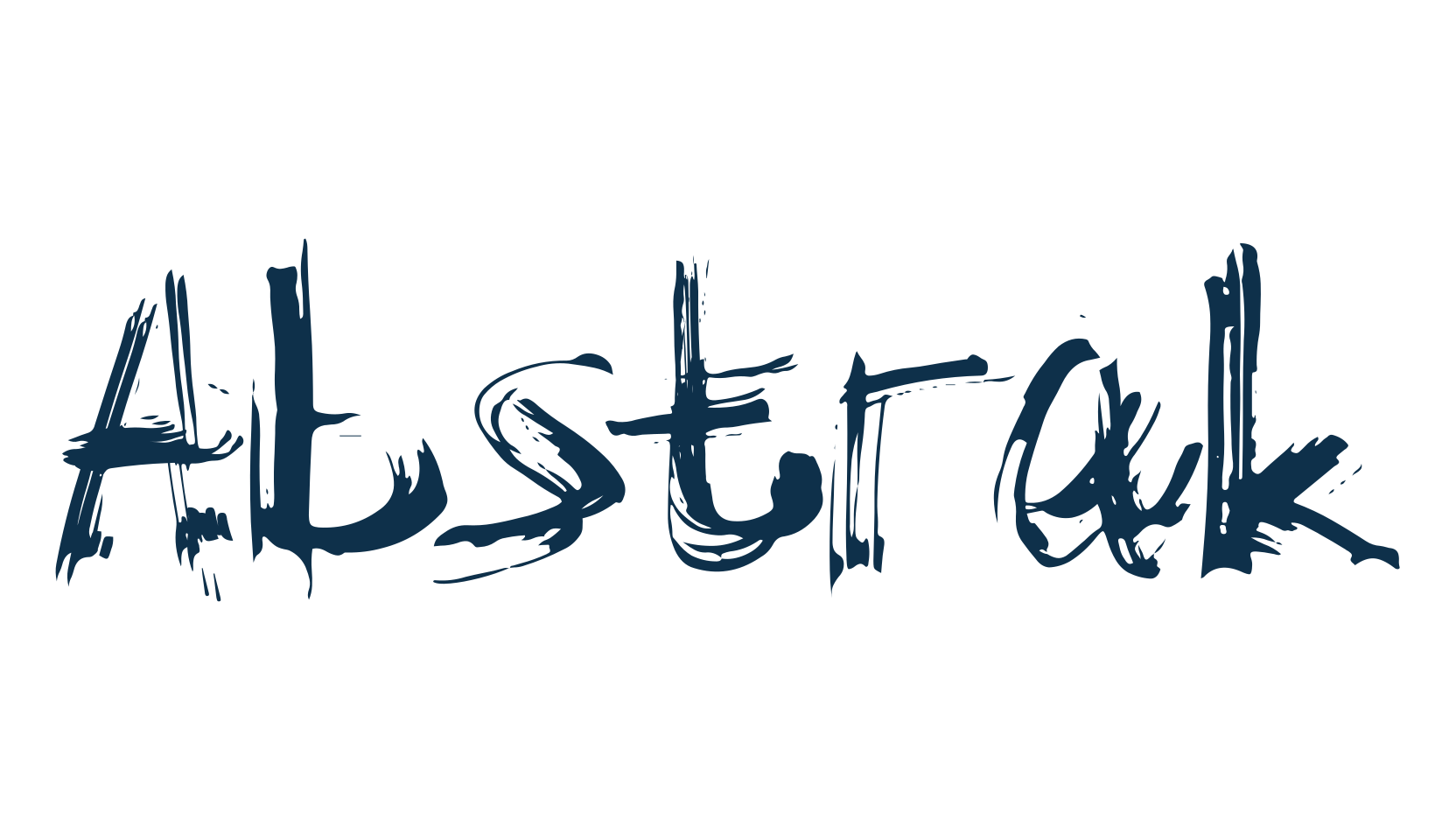Abstrak (abstrak), trash font preview