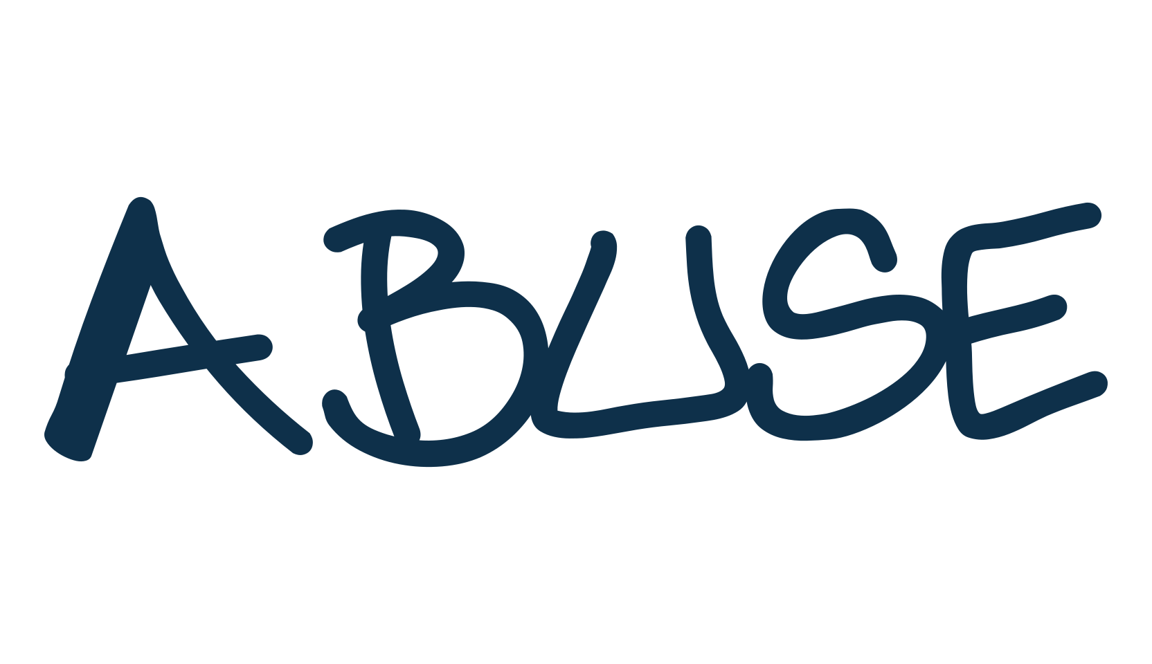 Abuse (abuse), script graffiti fancy decorative calligraphy font preview
