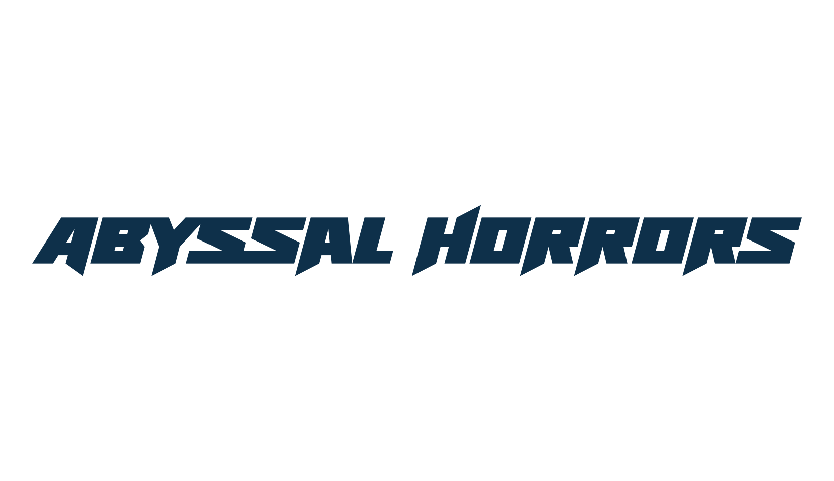 Abyssal Horrors, fancy various techno sci-fi font preview